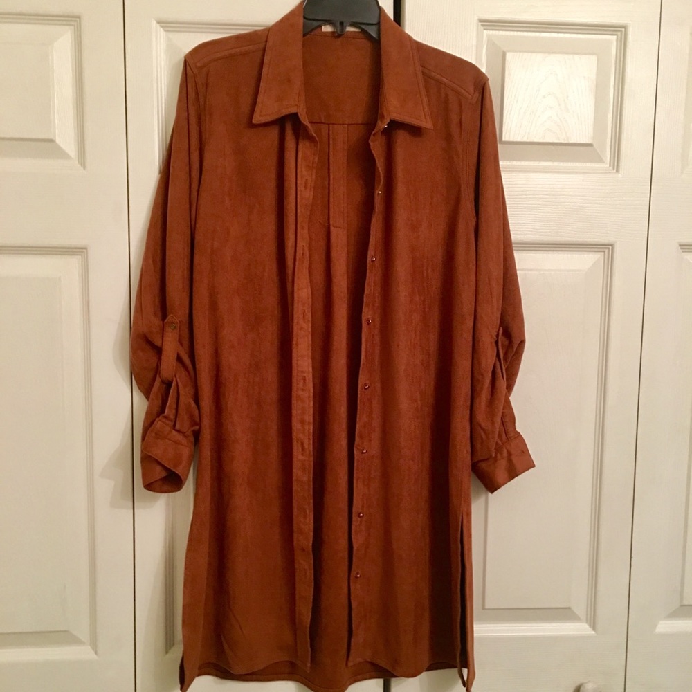 Solitaire Suede Duster Jacket
